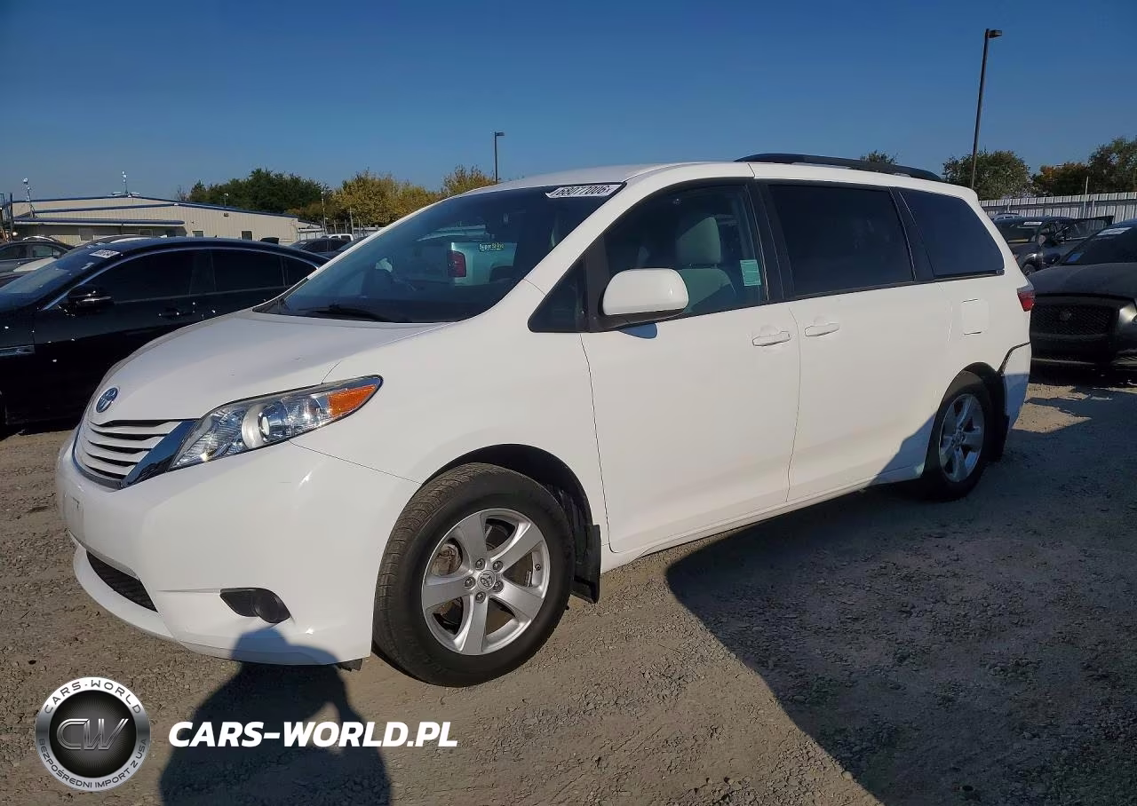 2017 Toyota Sienna Le VIN:5TDKZ3DC8HS879597 - 1