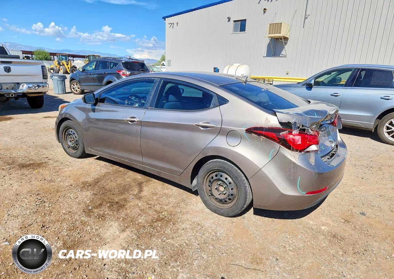 2016 Hyundai Elantra Se VIN:5NPDH4AE3GH696801 - 2