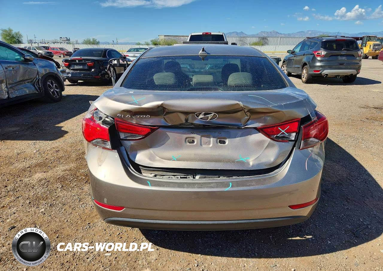 2016 Hyundai Elantra Se VIN:5NPDH4AE3GH696801 - 6