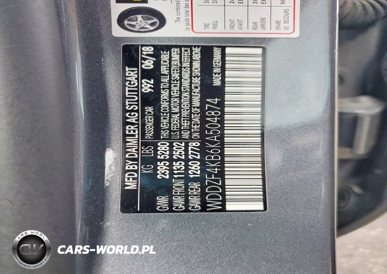 2019 Mercedes-Benz E 300 4Matic VIN:WDDZF4KB6KA504874 - 12