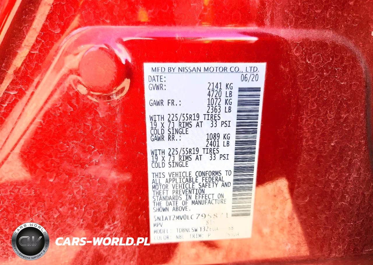 2020 Nissan Rogue Sl VIN:5N1AT2MV0LC795871 - 13