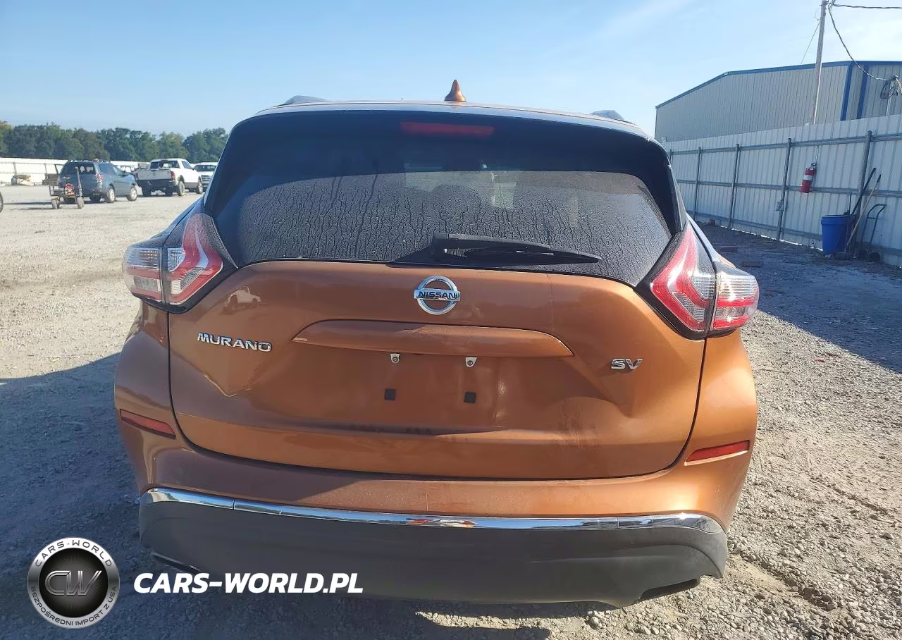 2017 Nissan Murano Sv VIN:5N1AZ2MG8HN140031 - 6