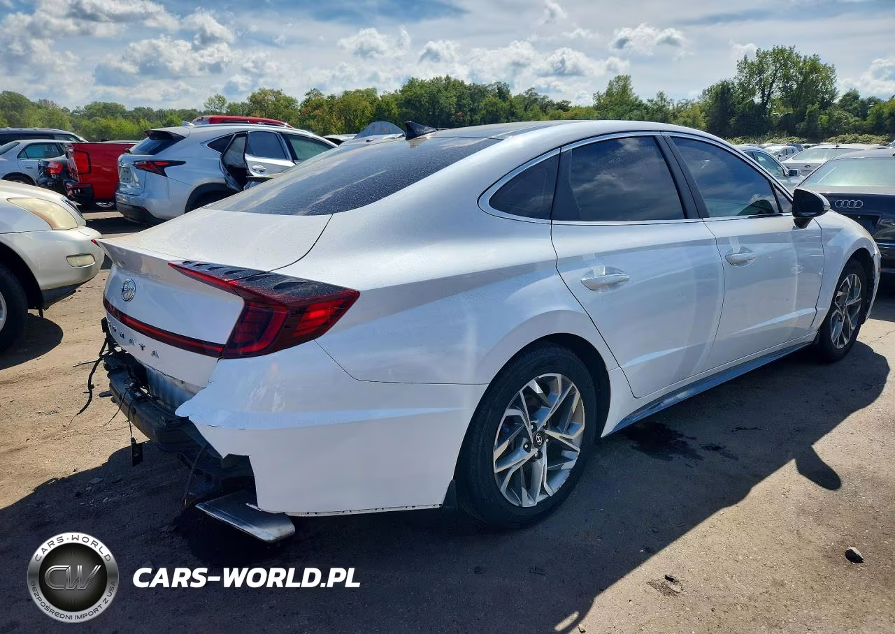 2022 Hyundai Sonata Sel VIN:KMHL14JA9NA188264 - 3