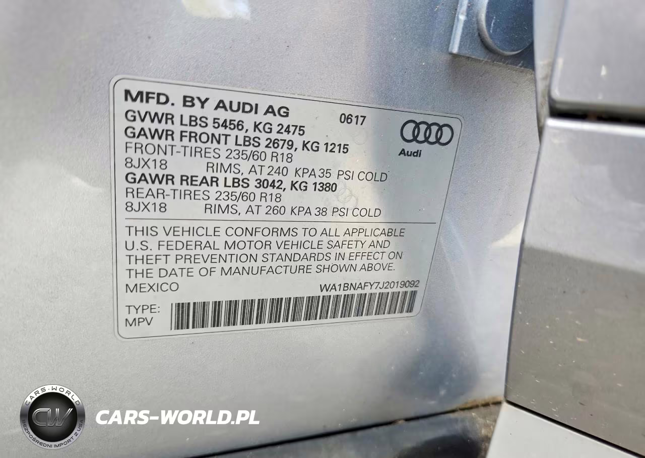 2018 Audi Q5 Premium Plus VIN:WA1BNAFY7J2019092 - 12