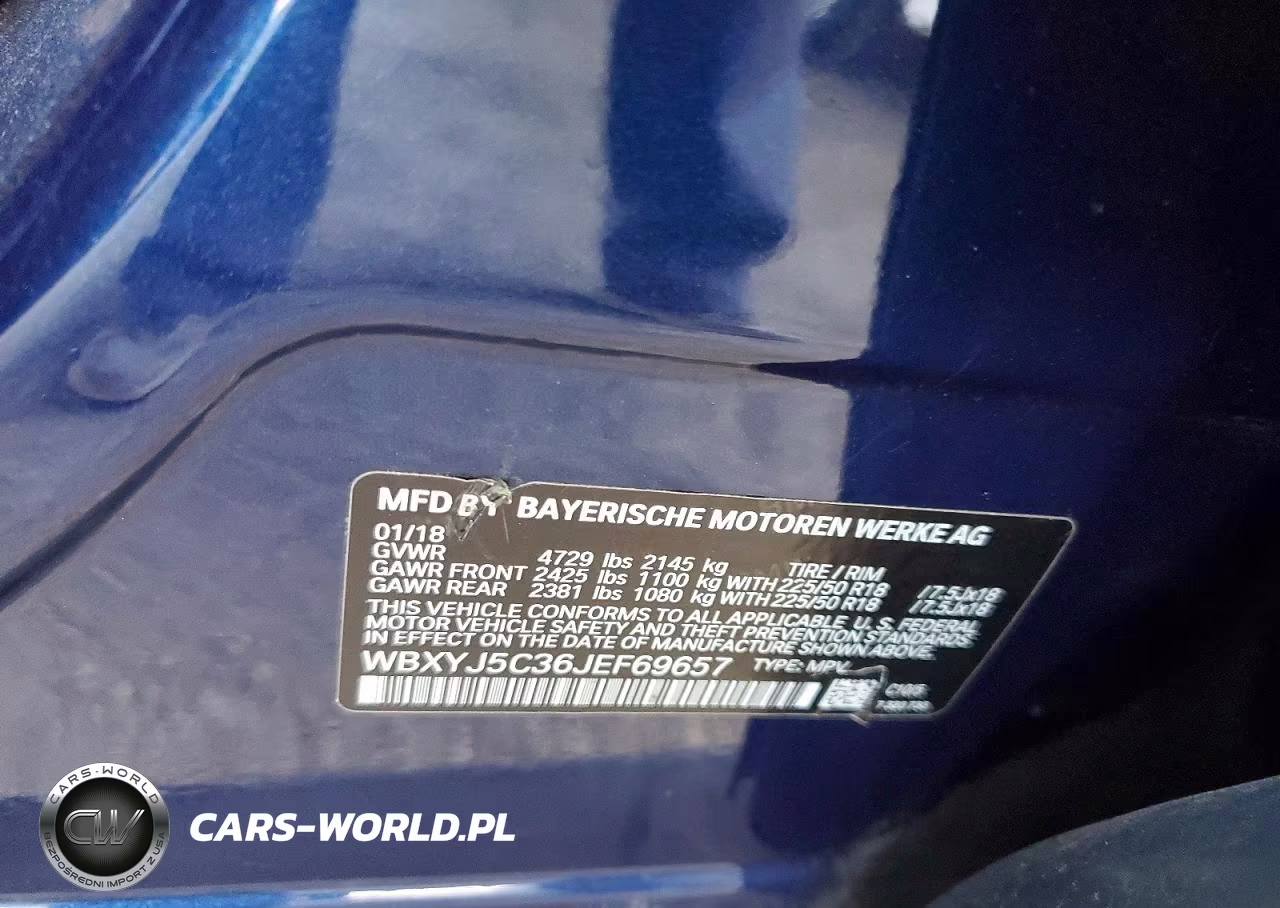 2018 BMW X2 xDrive28I VIN:WBXYJ5C36JEF69657 - 12