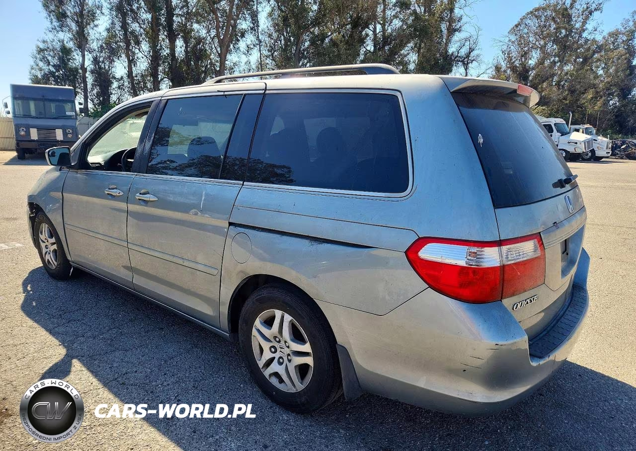 2007 Honda Odyssey Exl VIN:5FNRL38667B006017 - 2
