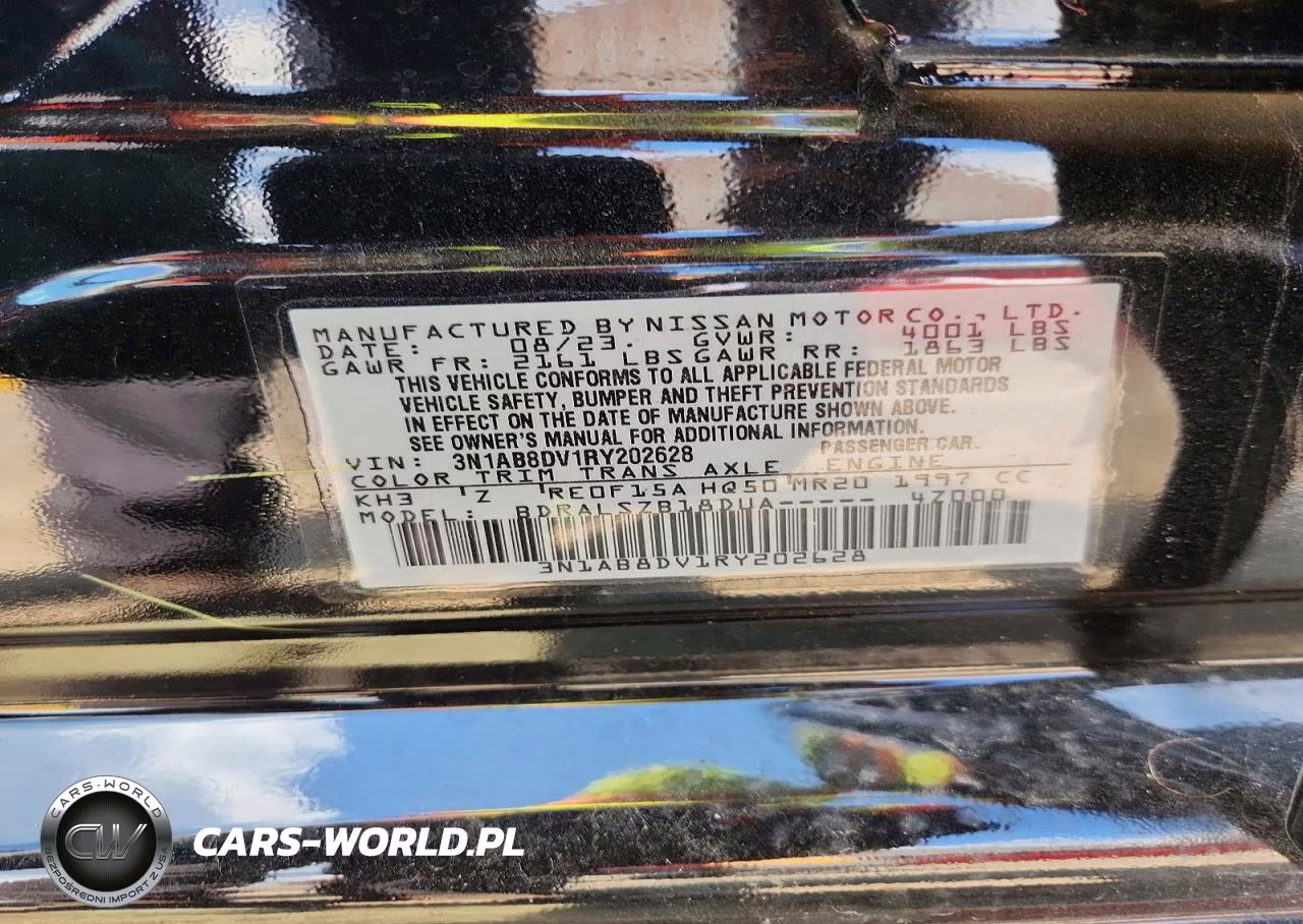 2024 Nissan Sentra Sr VIN:3N1AB8DV1RY202628 - 12