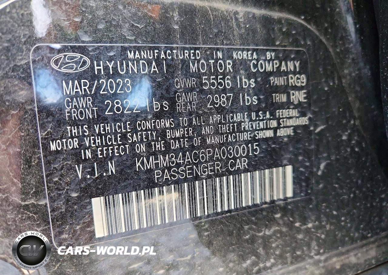 2023 Hyundai Ioniq 6 Sel VIN:KMHM34AC6PA030015 - 12