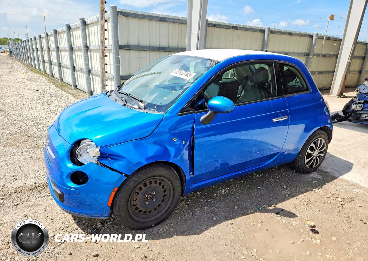 2015 Fiat 500 Pop VIN:3C3CFFAR3FT570506 - 1