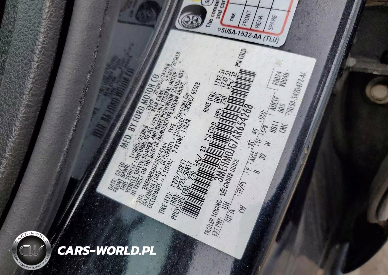 2010 Mercury Milan Premier VIN:3MEHM0JG7AR654268 - 12