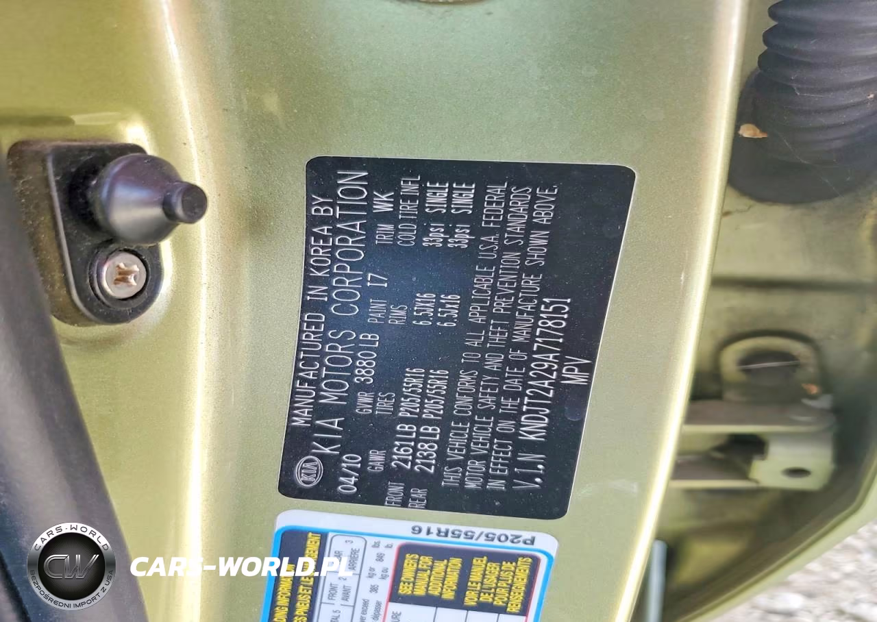 2010 Kia Soul + VIN:KNDJT2A29A7178151 - 13