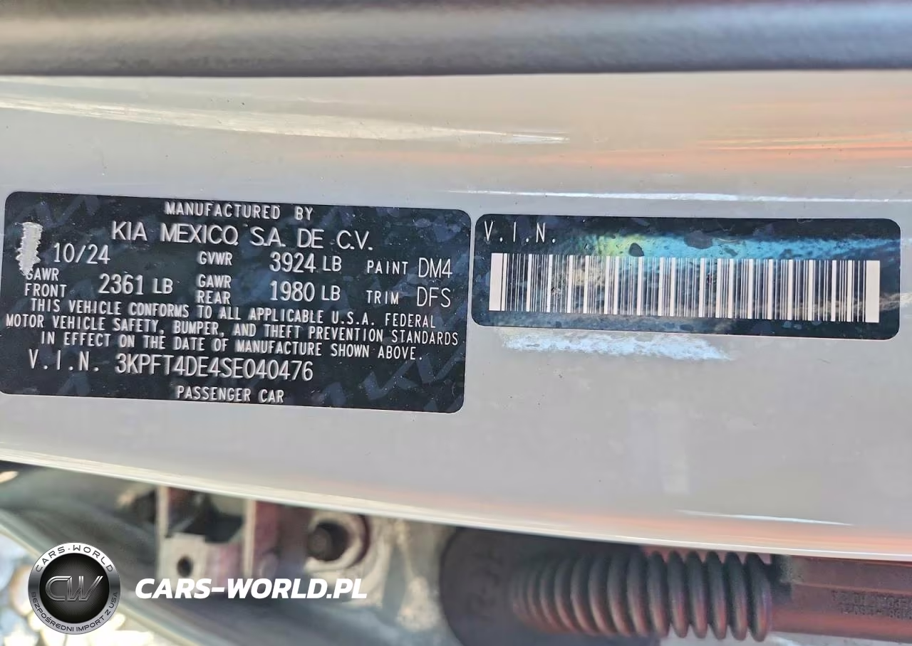 2025 Kia K4 Lxs VIN:3KPFT4DE4SE040476 - 12