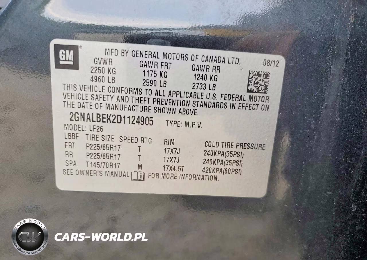 2013 Chevrolet Equinox Ls VIN:2GNALBEK2D1124905 - 13