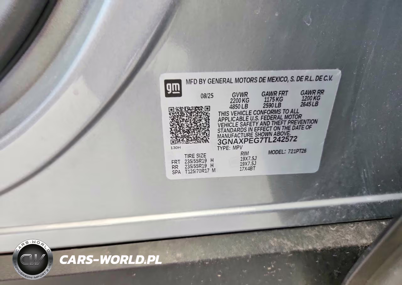 2026 Chevrolet Equinox Lt VIN:3GNAXPEG7TL242572 - 12