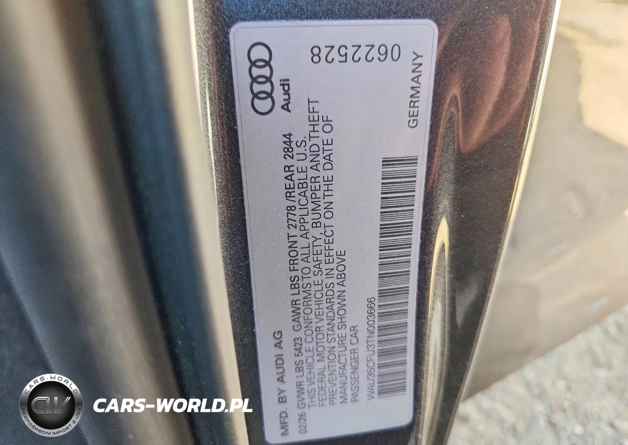 2026 Audi S5 Prestige VIN:WAU35CFU3TN003666 - 12