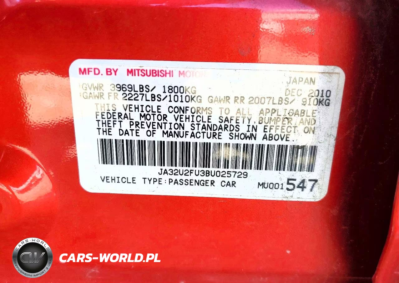 2011 Mitsubishi Lancer Es-Es Sport VIN:JA32U2FU3BU025729 - 12
