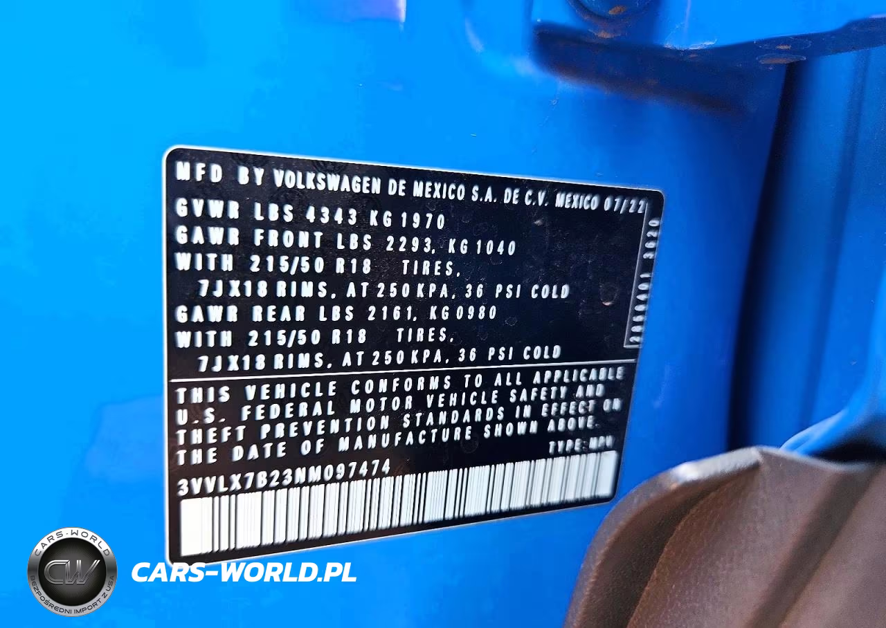 2022 Volkswagen Taos Se Iq Drive VIN:3VVLX7B23NM097474 - 13