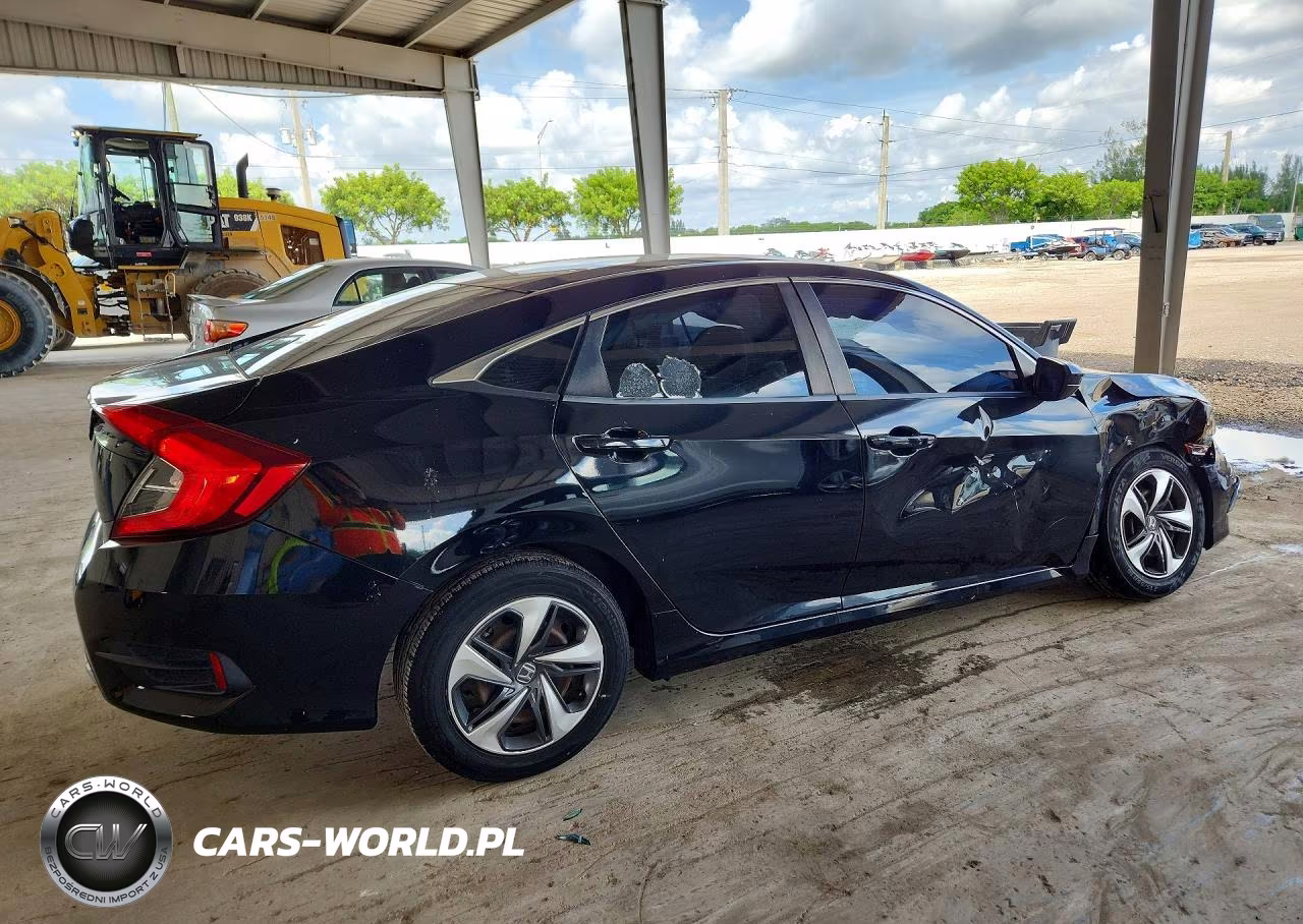 2019 Honda Civic Lx VIN:2HGFC2F61KH585146 - 3