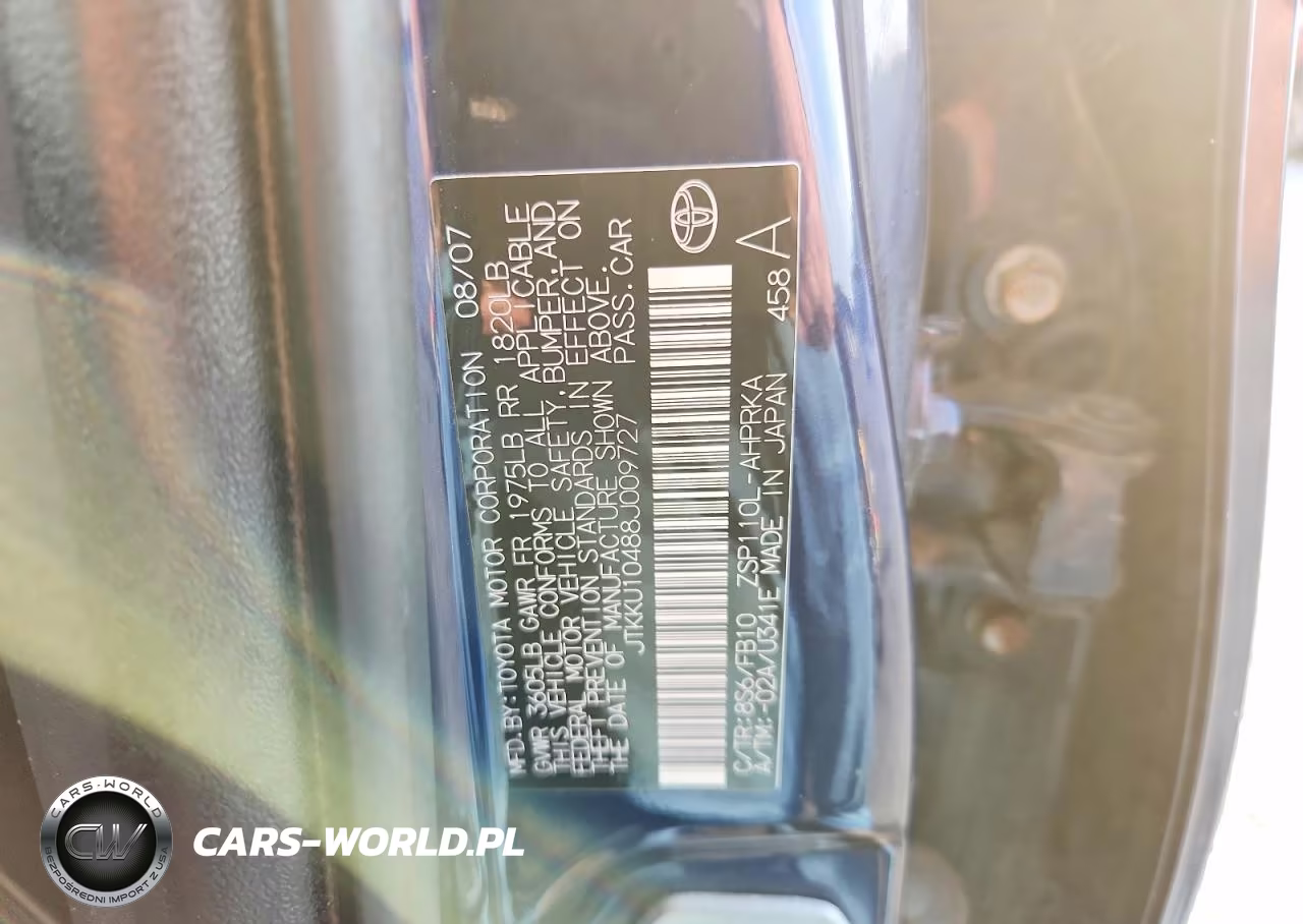 2008 Scion Xd Base VIN:JTKKU10488J009727 - 12