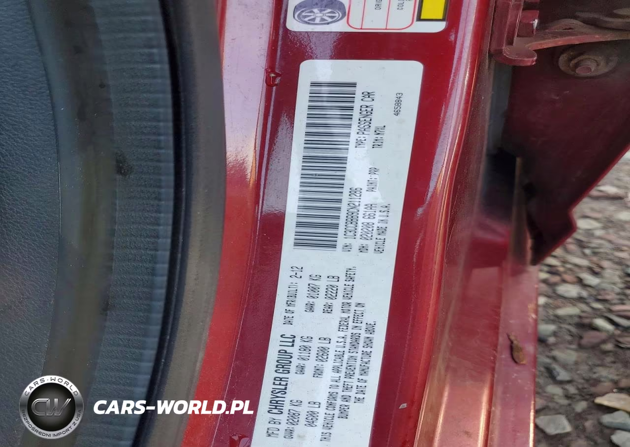 2012 Chrysler 200 Touring VIN:1C3CCBBB9CN211286 - 12