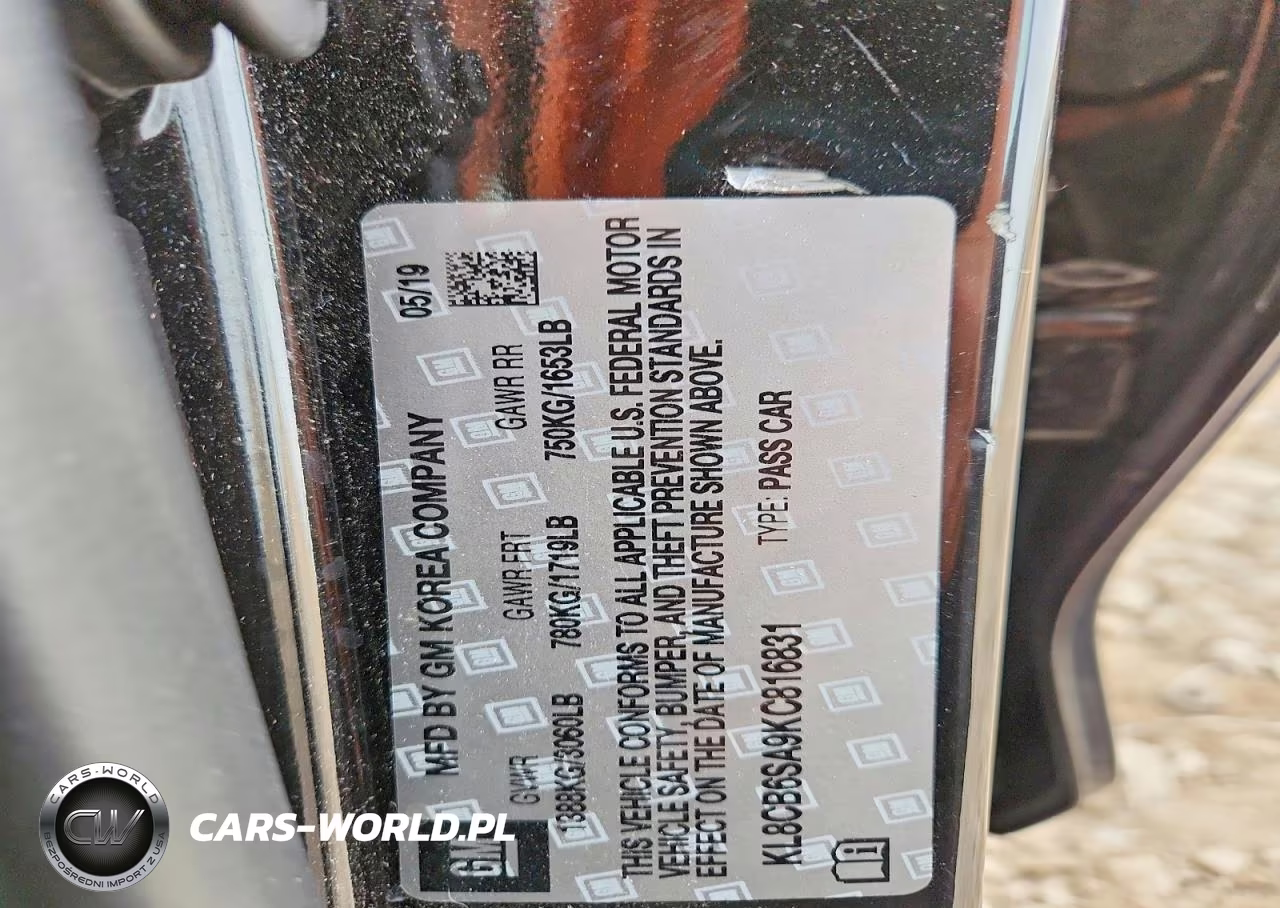 2019 Chevrolet Spark Ls VIN:KL8CB6SA9KC816831 - 12