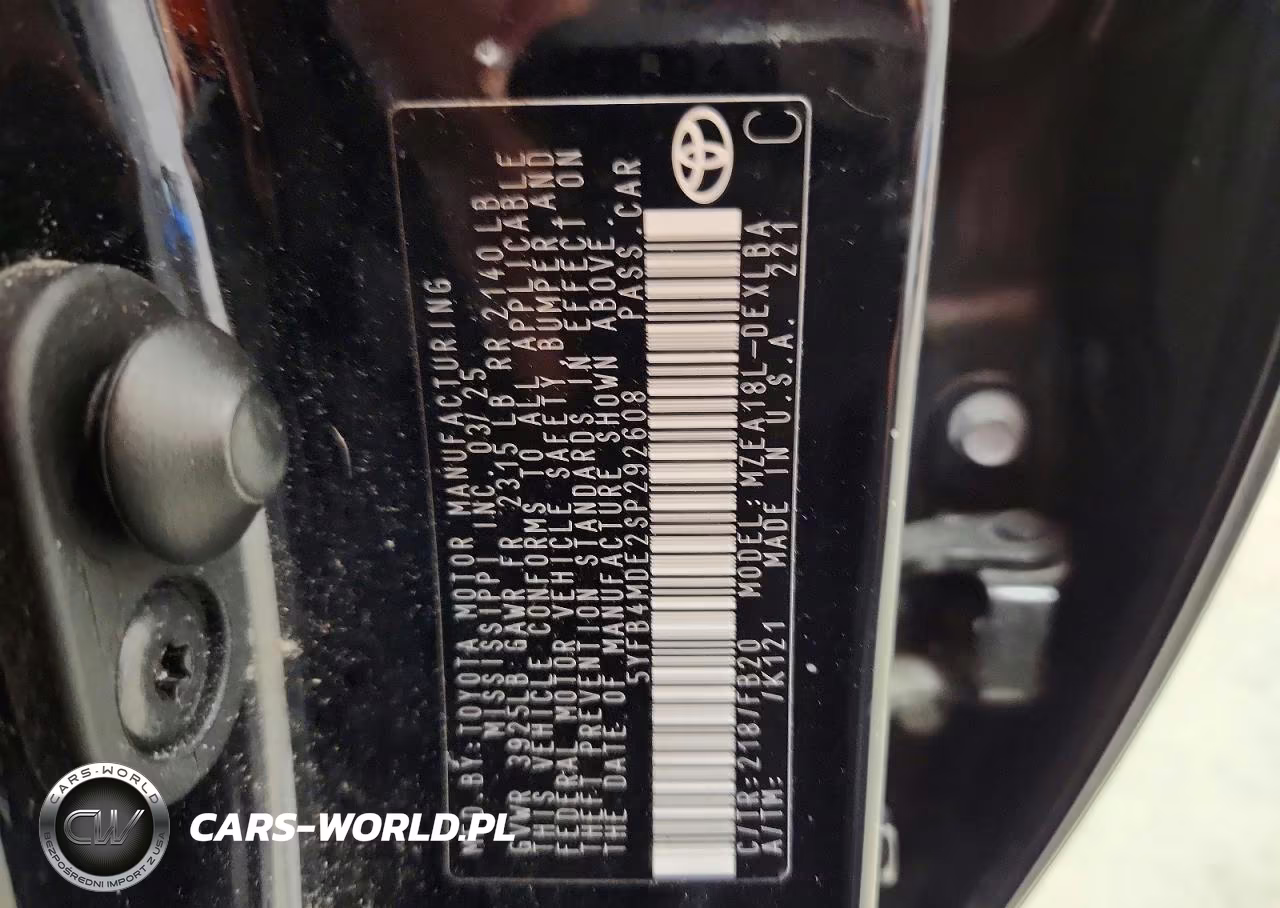 2025 Toyota Corolla Le VIN:5YFB4MDE2SP292608 - 12