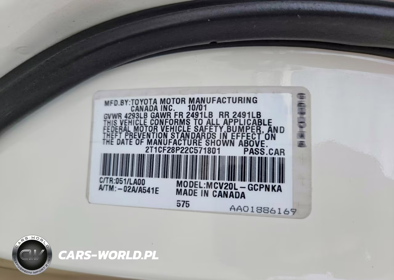 2002 Toyota Camry Solara Sle V6 VIN:2T1CF28P22C571801 - 12