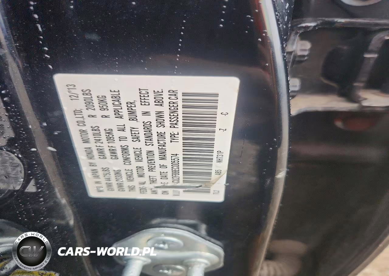 2014 Acura Tsx Se VIN:JH4CU2F88EC005574 - 13