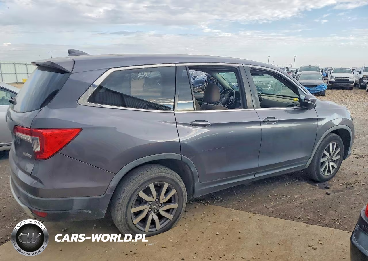 2019 Honda Pilot Ex VIN:5FNYF6H37KB004361 - 3