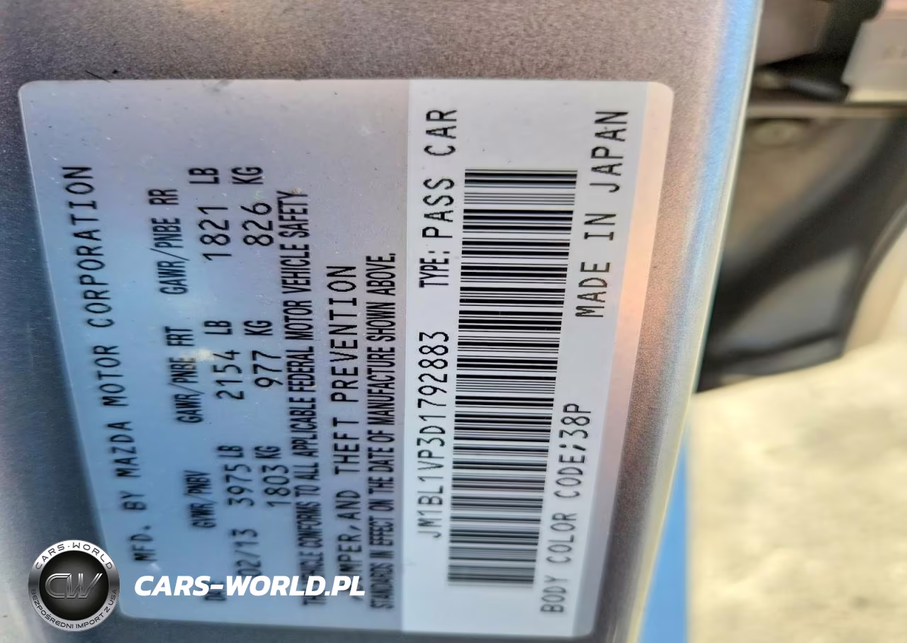 2013 Mazda 3 I VIN:JM1BL1VP3D1792883 - 12