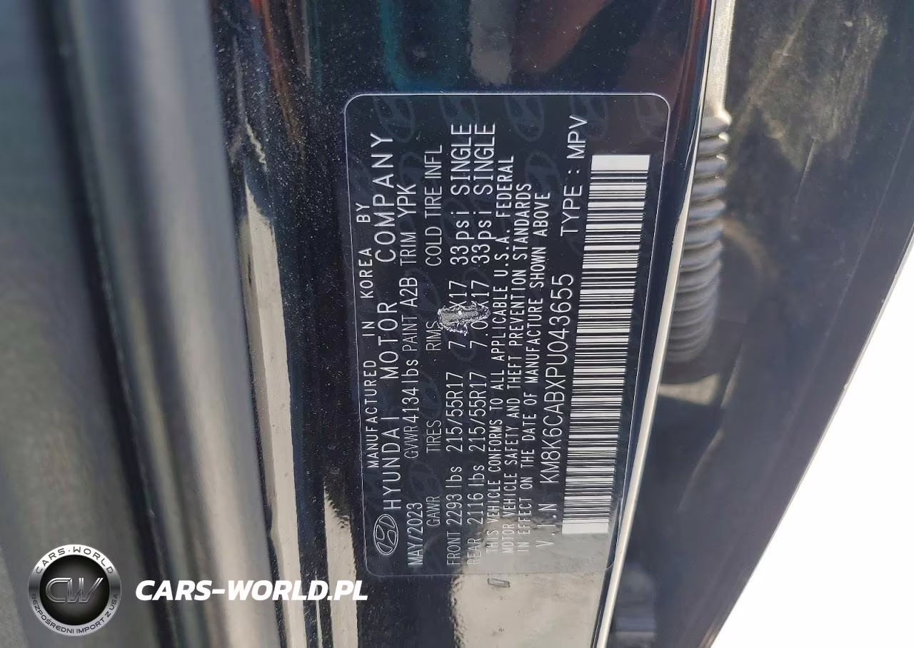2023 Hyundai Kona Sel VIN:KM8K6CABXPU043655 - 14