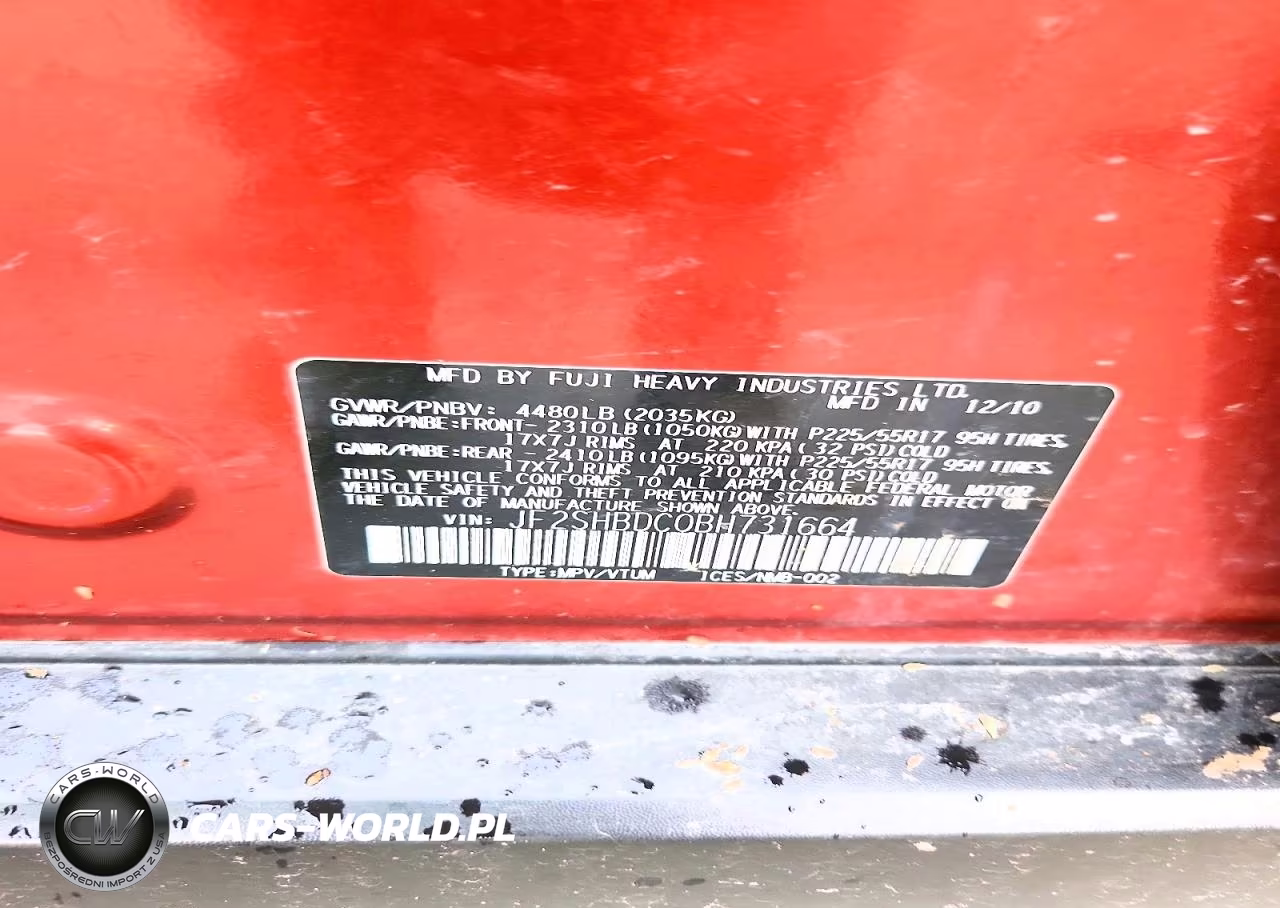 2011 Subaru Forester 2.5X Premium VIN:JF2SHBDC0BH731664 - 13