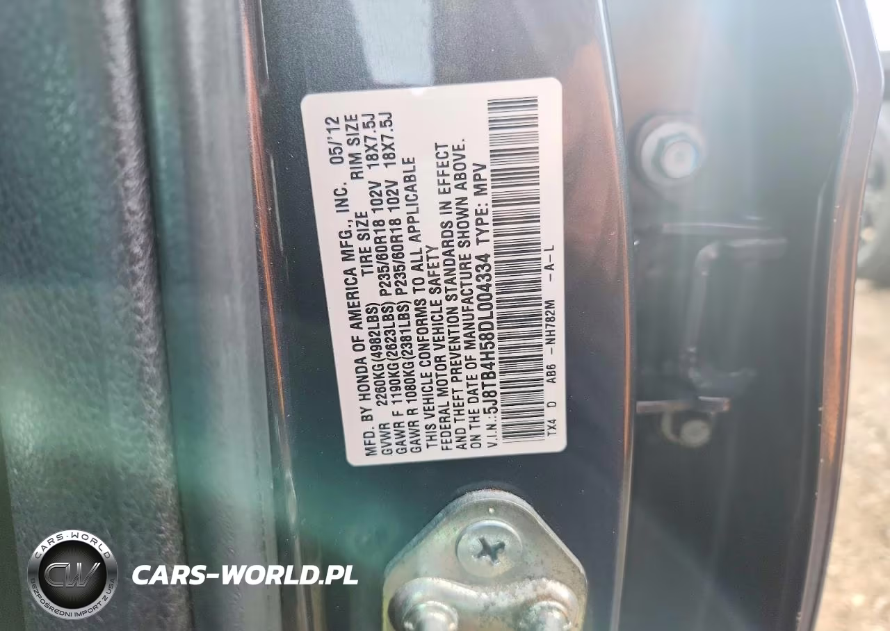 2013 Acura Rdx Technology VIN:5J8TB4H58DL004334 - 12