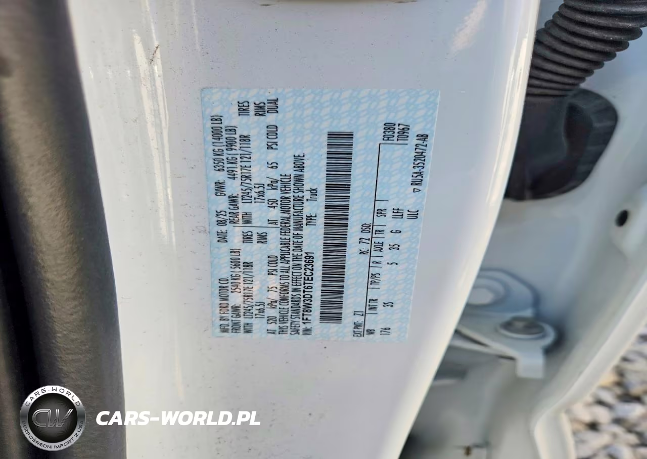 2026 Ford F350 Super Duty VIN:1FT8W3DT6TEC23691 - 13