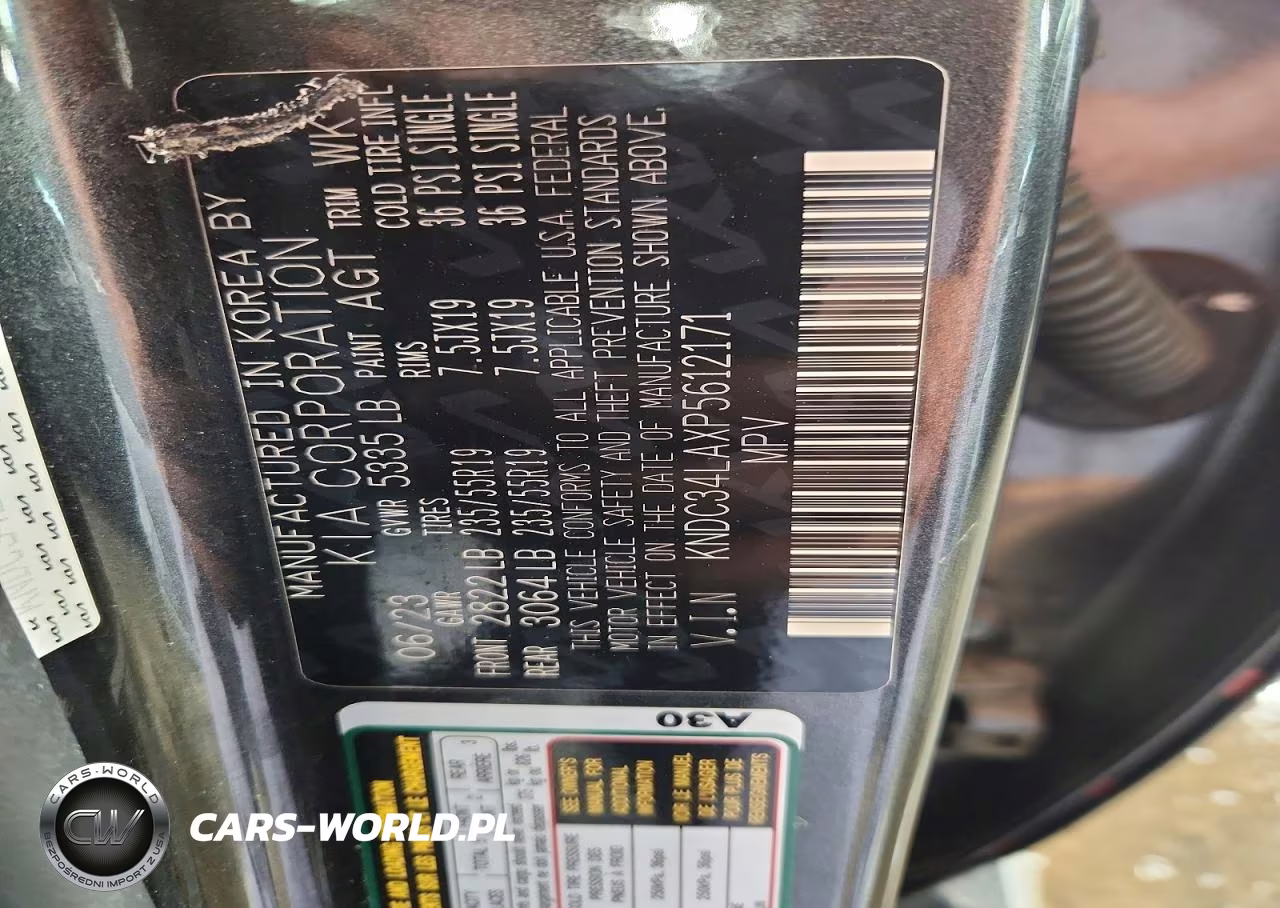 2023 Kia Ev6 Wind VIN:KNDC34LAXP5612171 - 13
