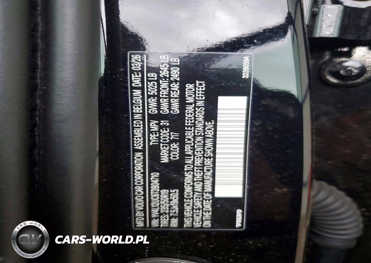 2026 Volvo Xc40 Plus VIN:YV4L12UC6T2804710 - 13
