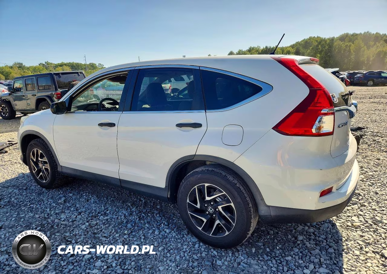 2016 Honda Cr-V Se VIN:5J6RM4H49GL102846 - 2