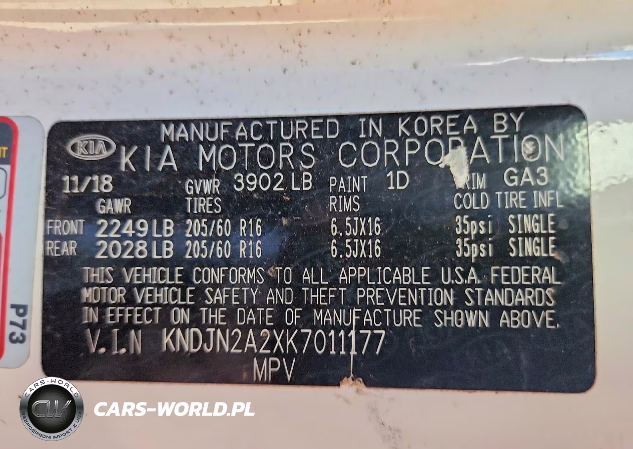 2019 Kia Soul Base VIN:KNDJN2A2XK7011177 - 12