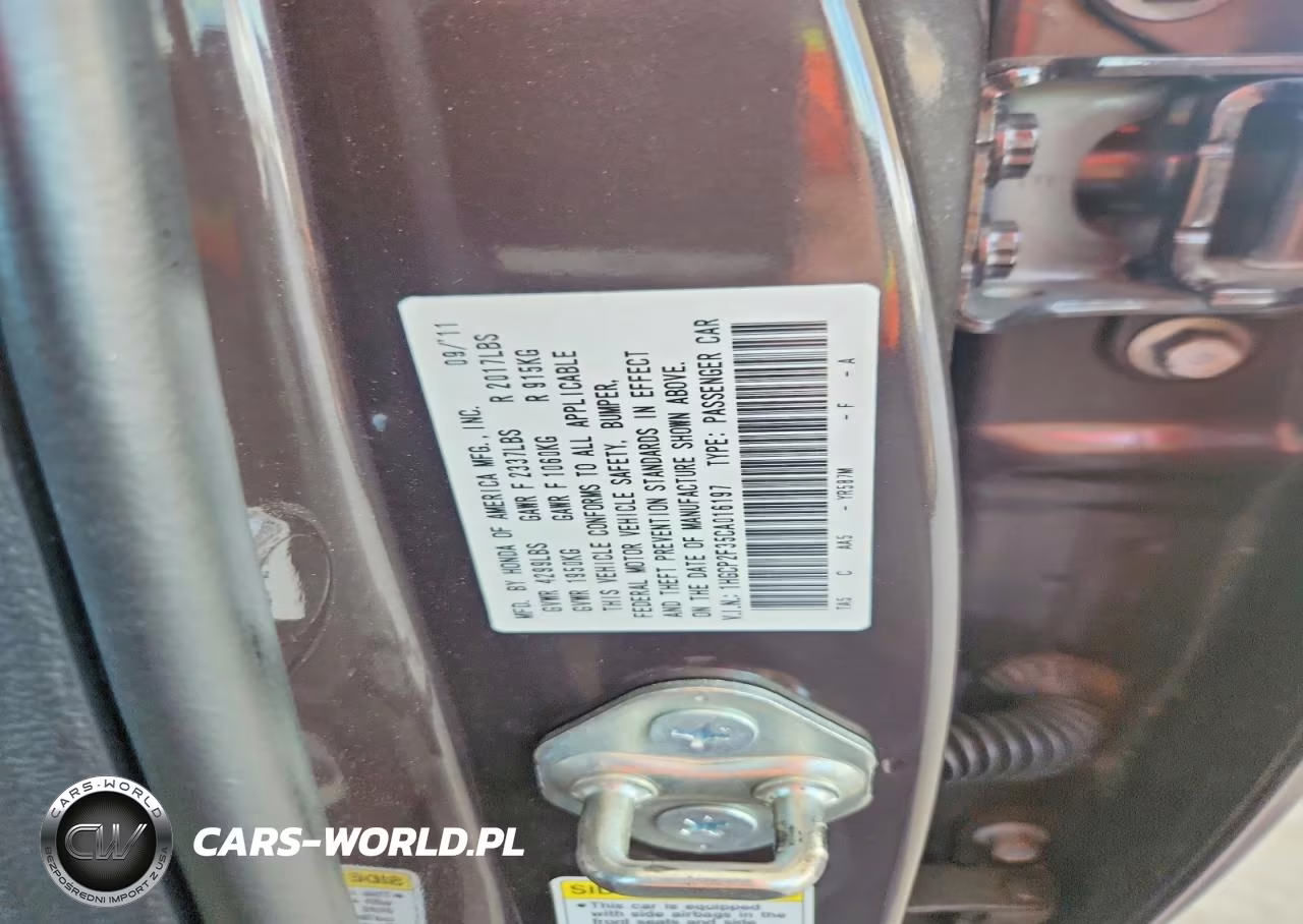 2012 Honda Accord Lx VIN:1HGCP2F35CA016197 - 12