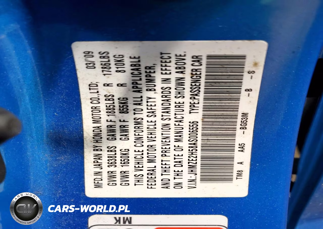 2010 Honda Insight Lx VIN:JHMZE2H58AS006556 - 13