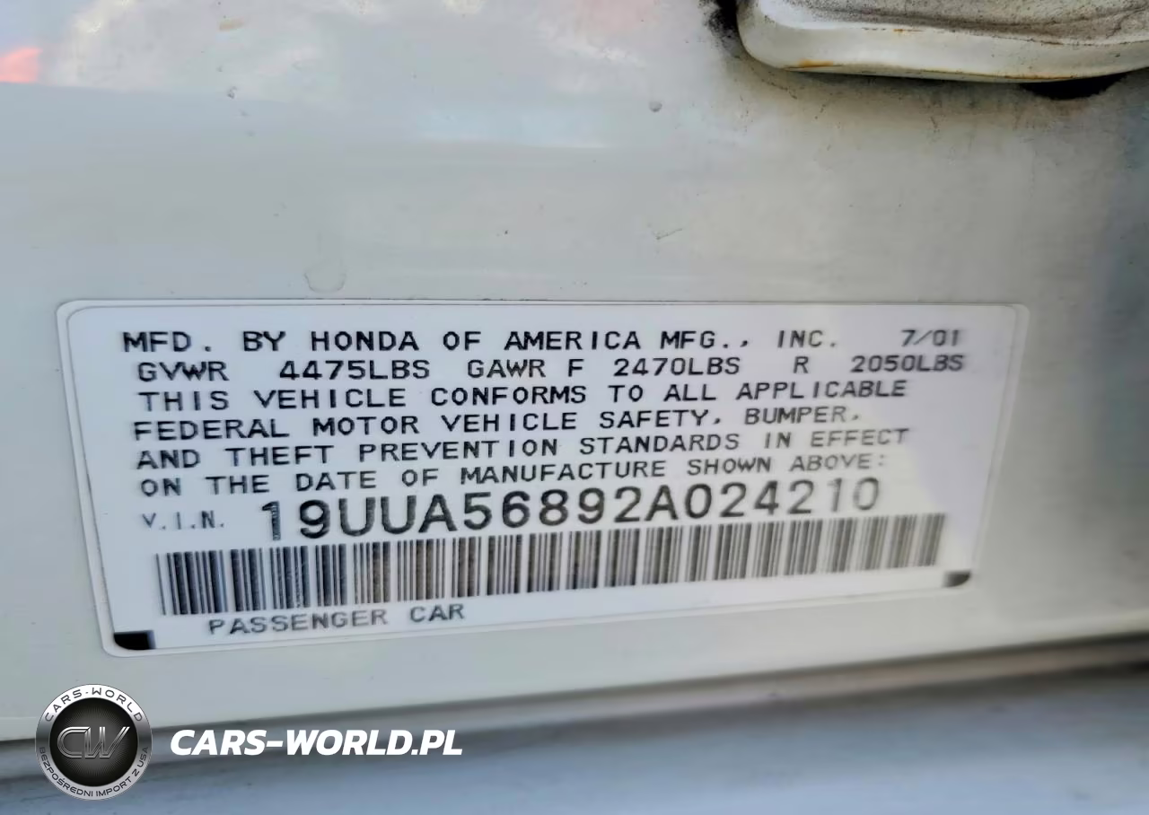 2002 Acura 3.2Tl Type-S VIN:19UUA56892A024210 - 12