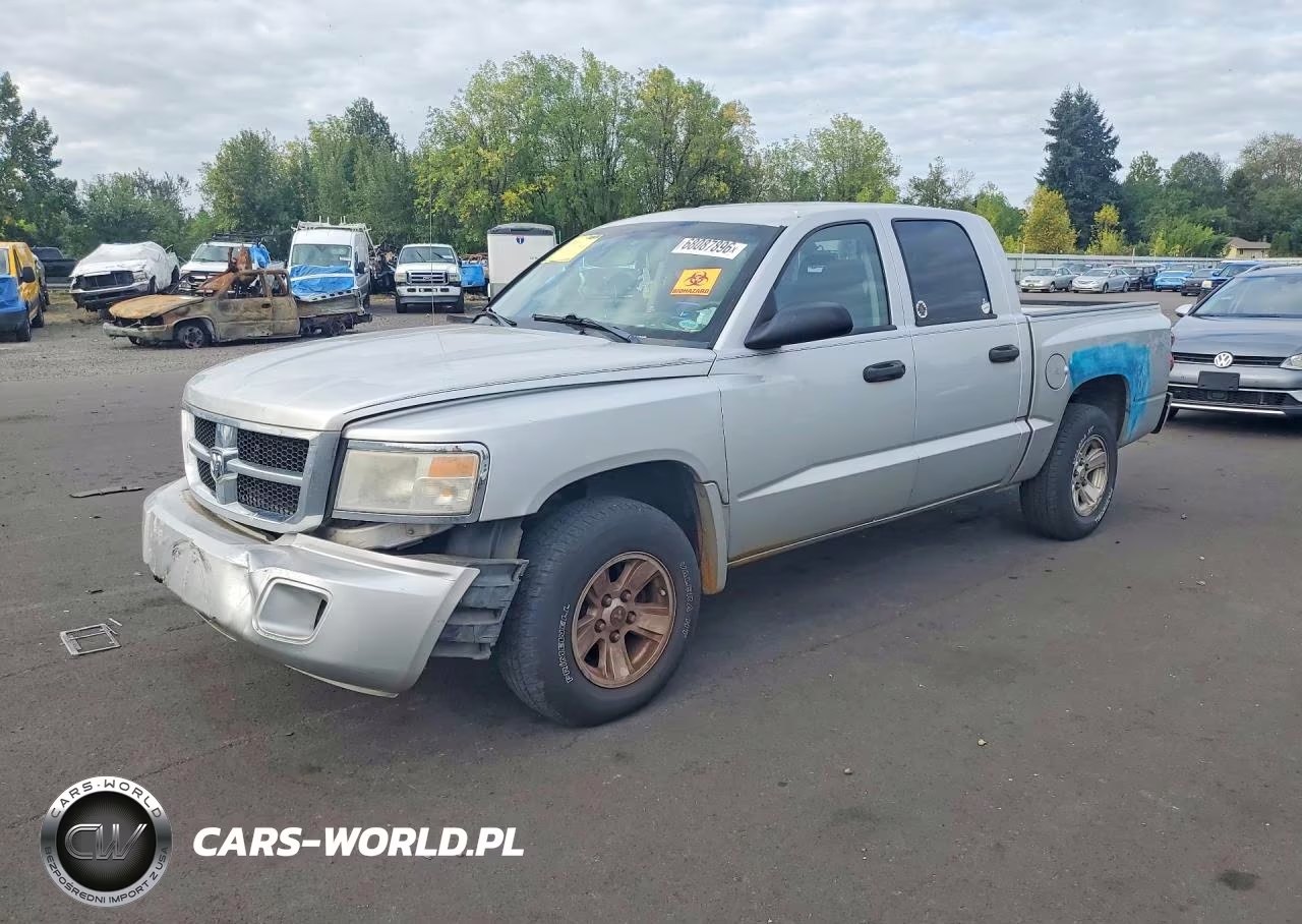 2008 Dodge Dakota Quad Slt VIN:1D7HE48K38S626021 - 1