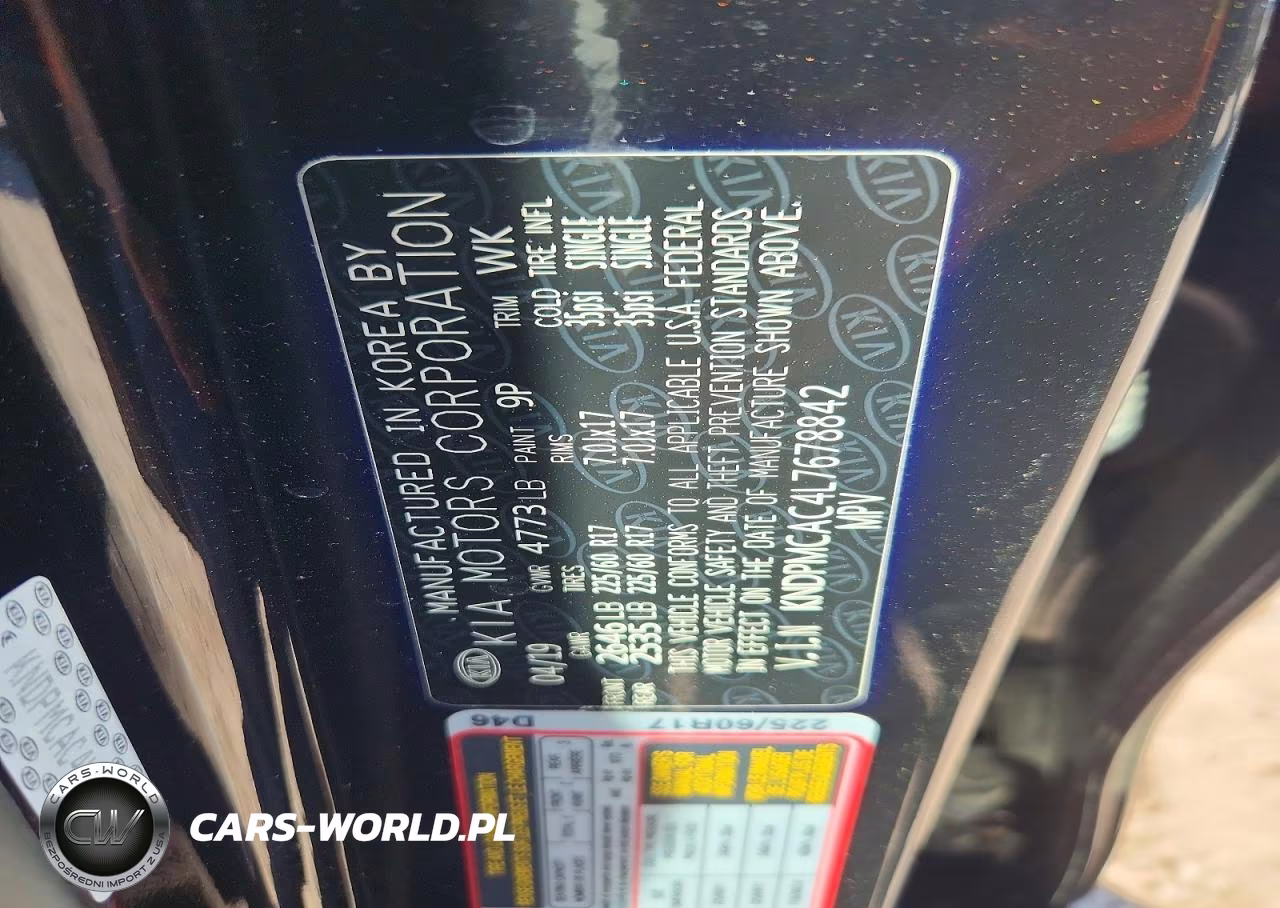 2020 Kia Sportage Lx VIN:KNDPMCAC4L7678842 - 13