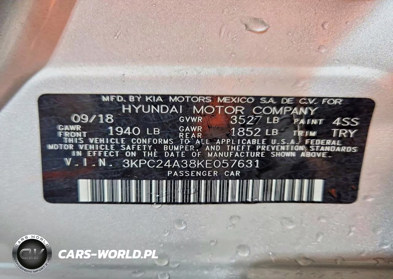 2019 Hyundai Accent Sel VIN:3KPC24A38KE057631 - 12
