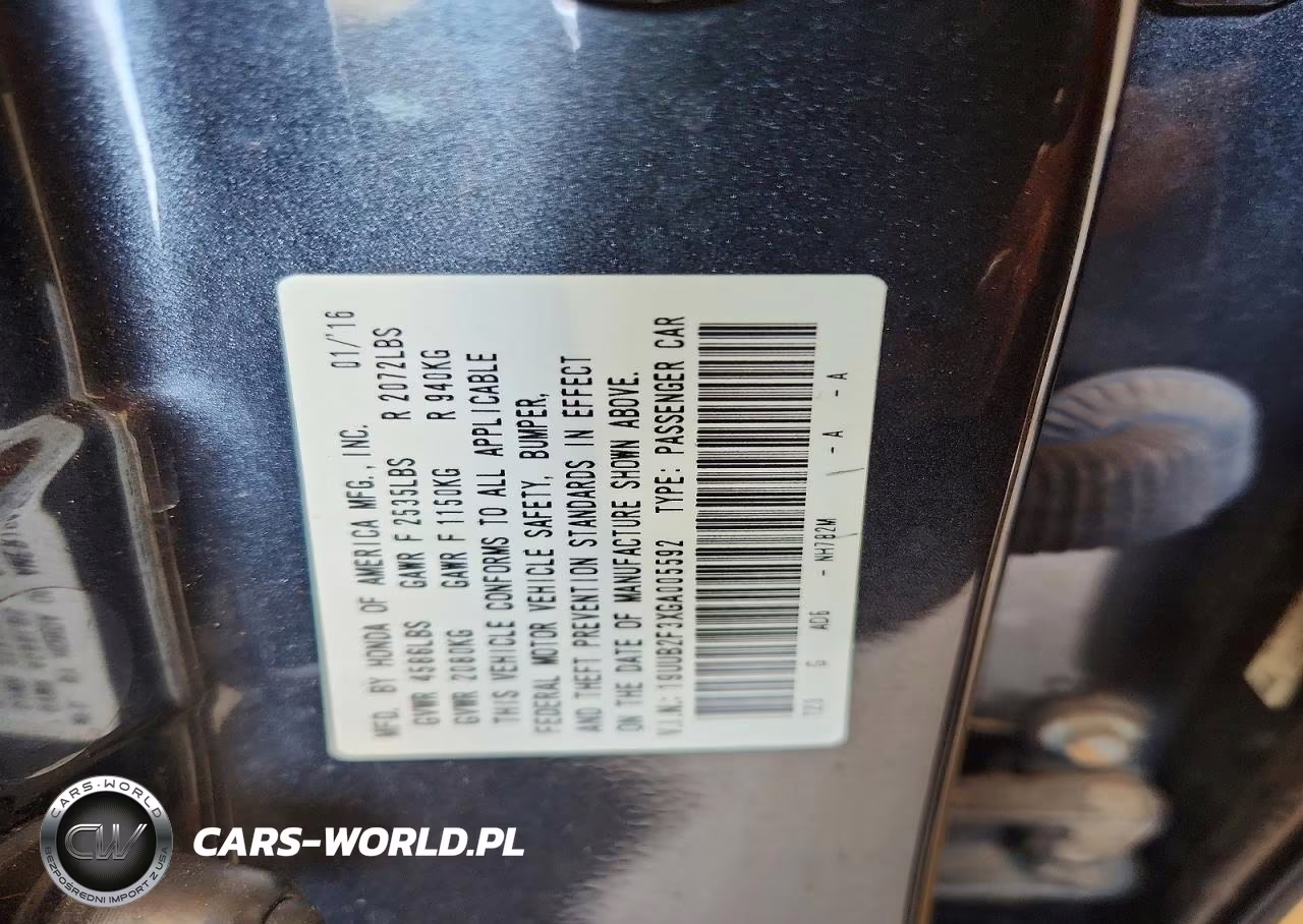 2016 Acura Tlx VIN:19UUB2F3XGA005592 - 12