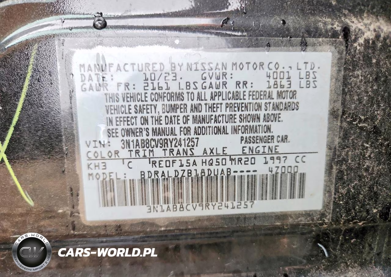 2024 Nissan Sentra Sv VIN:3N1AB8CV9RY241257 - 12