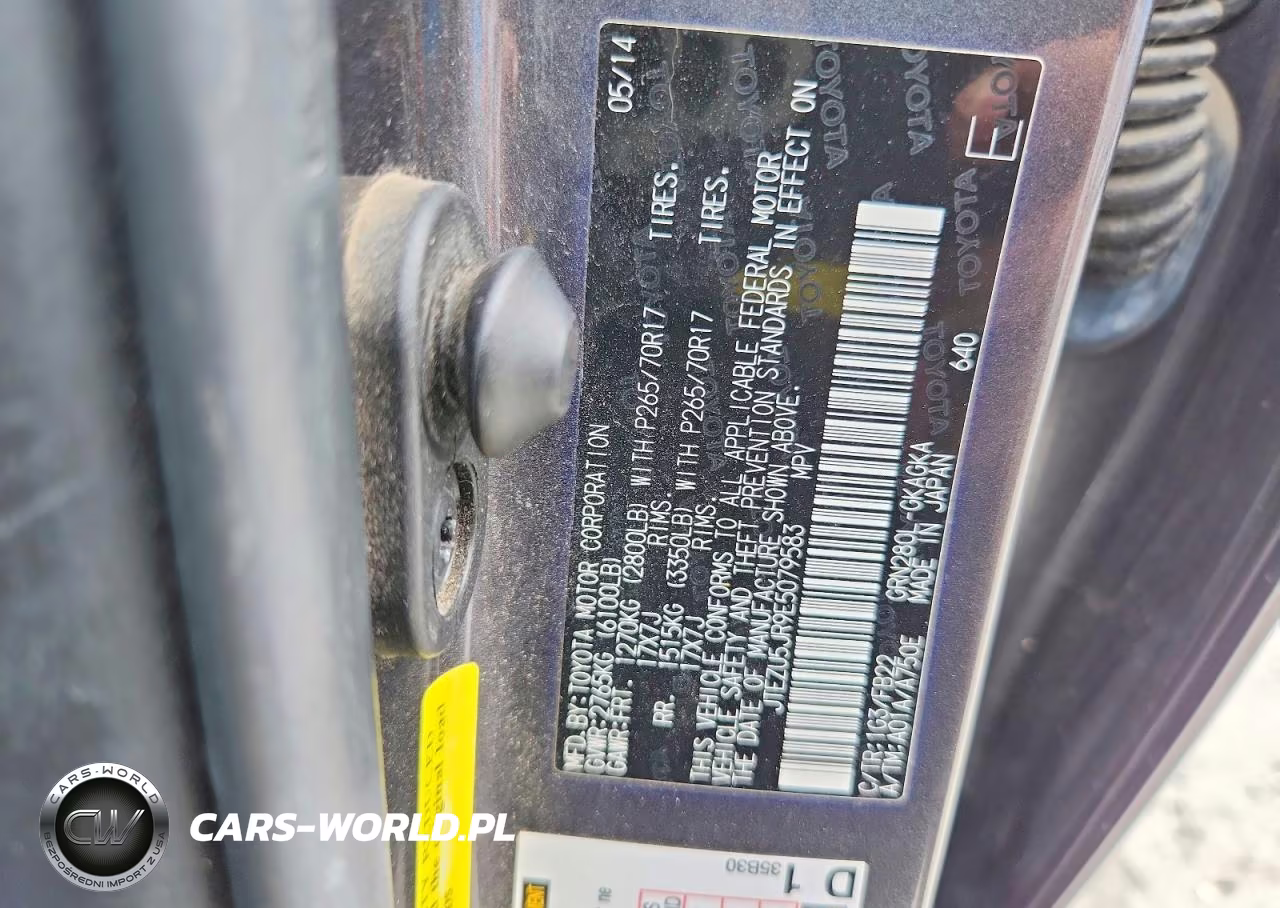 2014 Toyota 4Runner Sr5 VIN:JTEZU5JR9E5079583 - 12