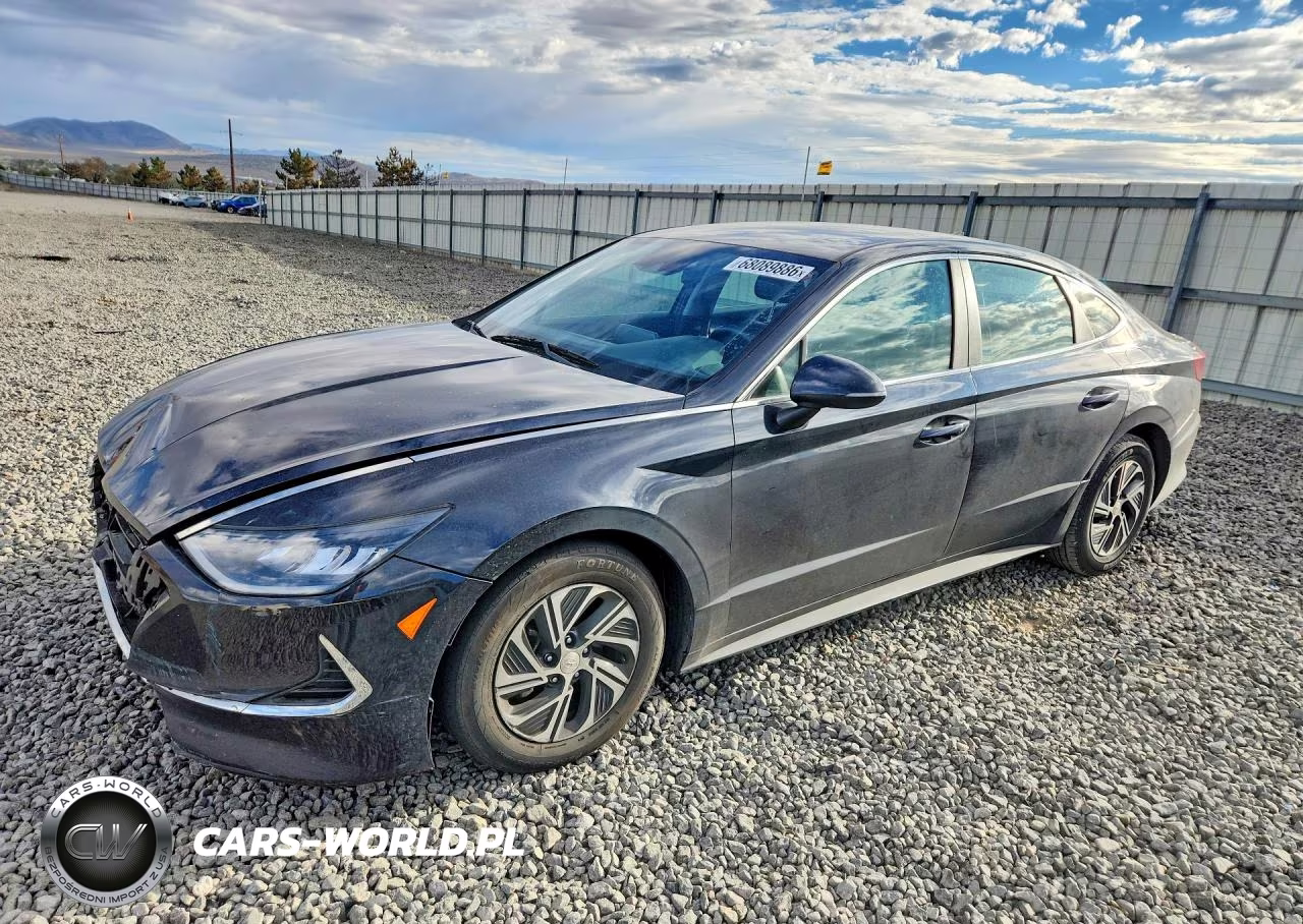 2021 Hyundai Sonata Hybrid Blue VIN:KMHL24JJ7MA024376 - 1
