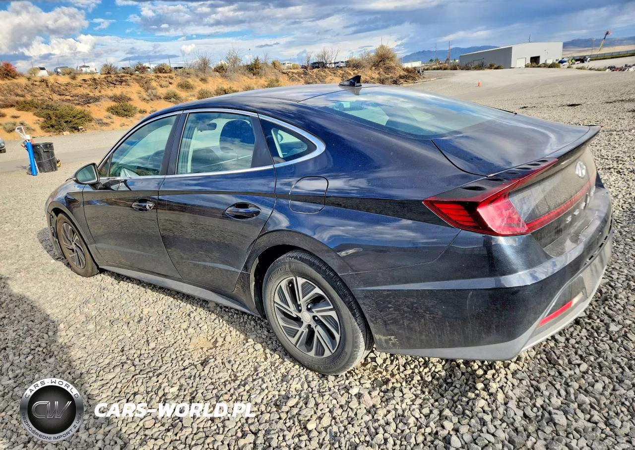 2021 Hyundai Sonata Hybrid Blue VIN:KMHL24JJ7MA024376 - 2
