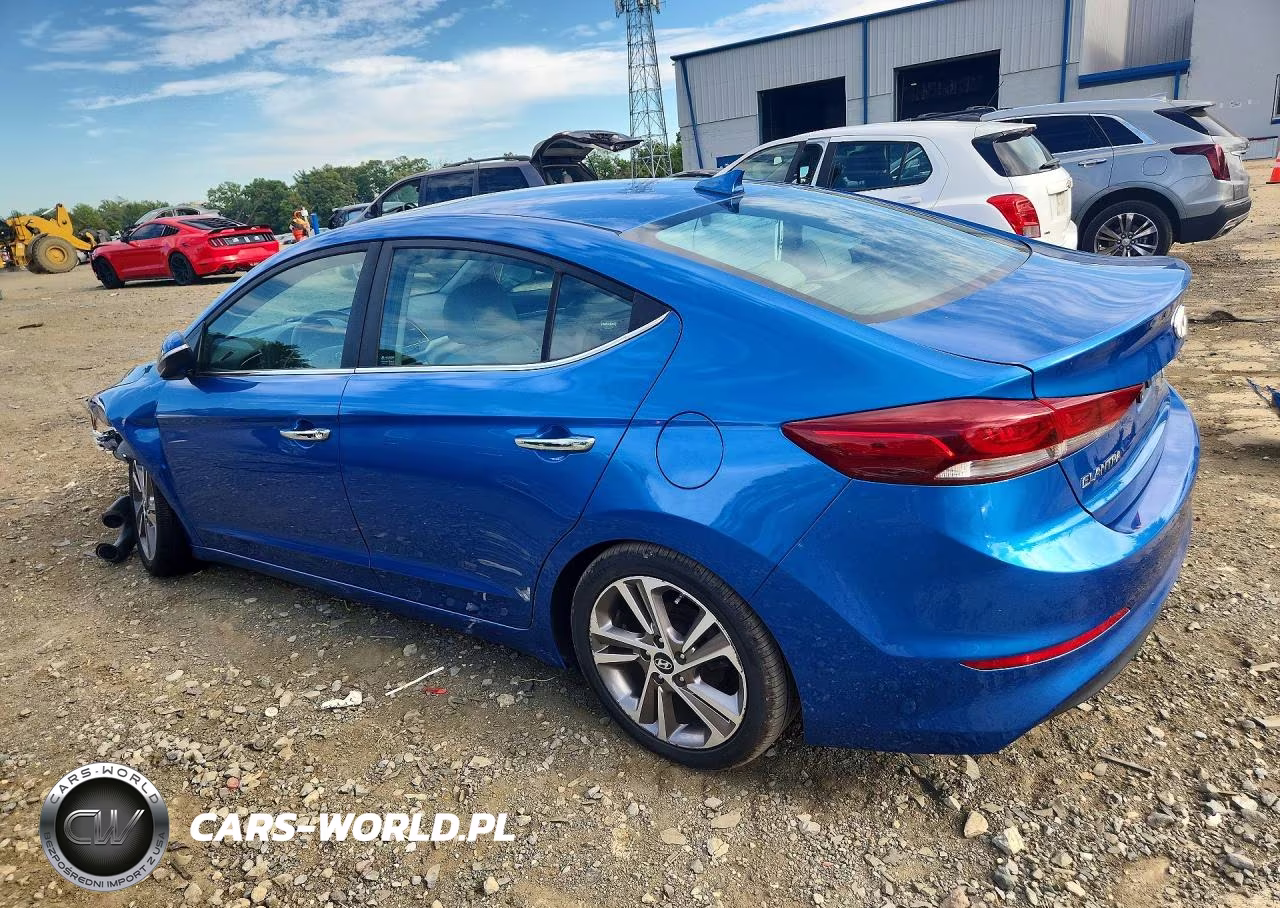 2017 Hyundai Elantra Limited VIN:5NPD84LF4HH002611 - 2